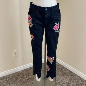 Embroidered jeans!